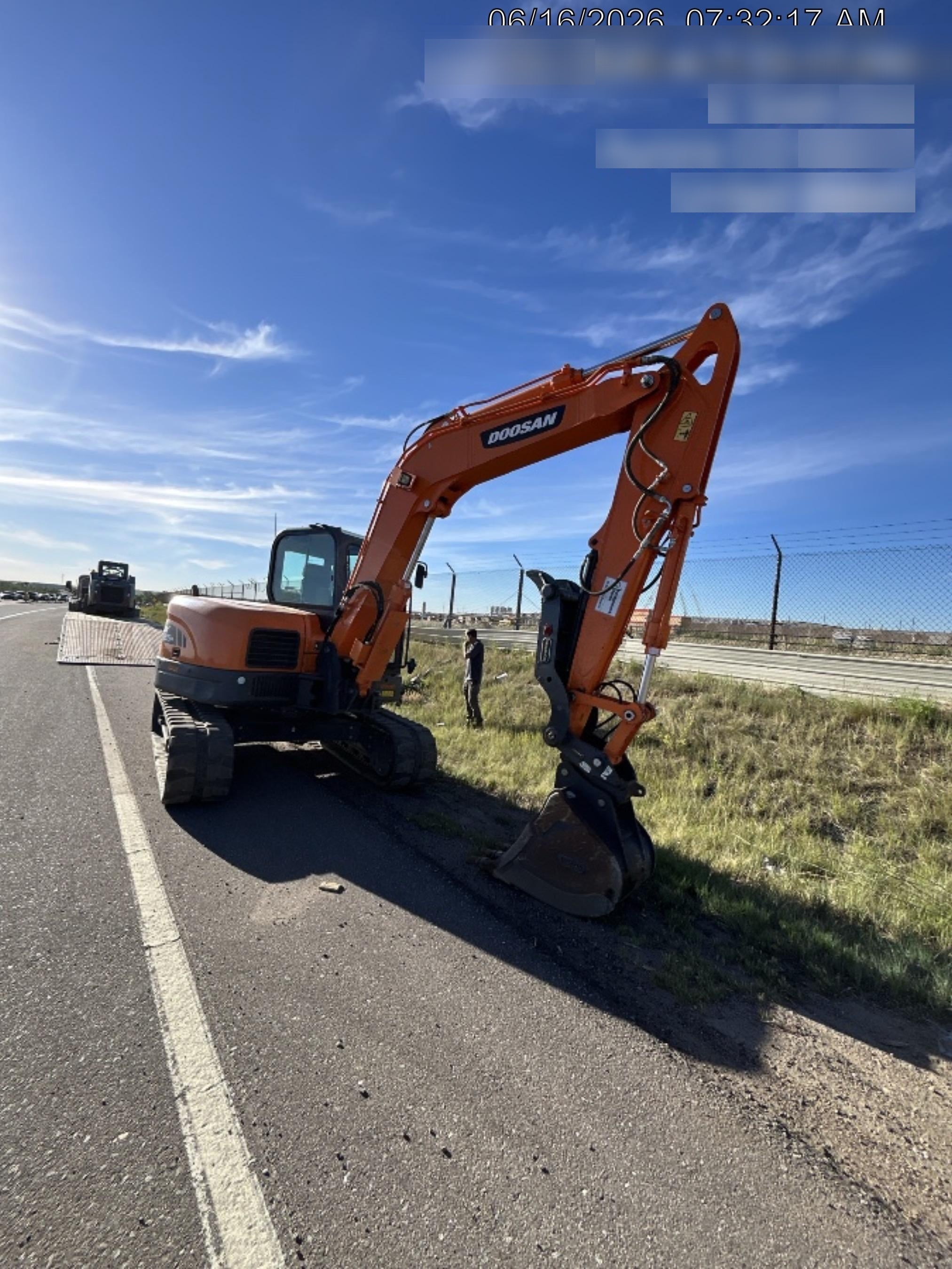 2019 Doosan DX85R-3 Standard Track Mini Excavator