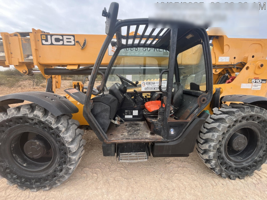2019 JCB 510-56 JCB 510-56 74 HP w/Open ROPS, Beacon, Aux Hydraulics, Worklights, Solid Tires