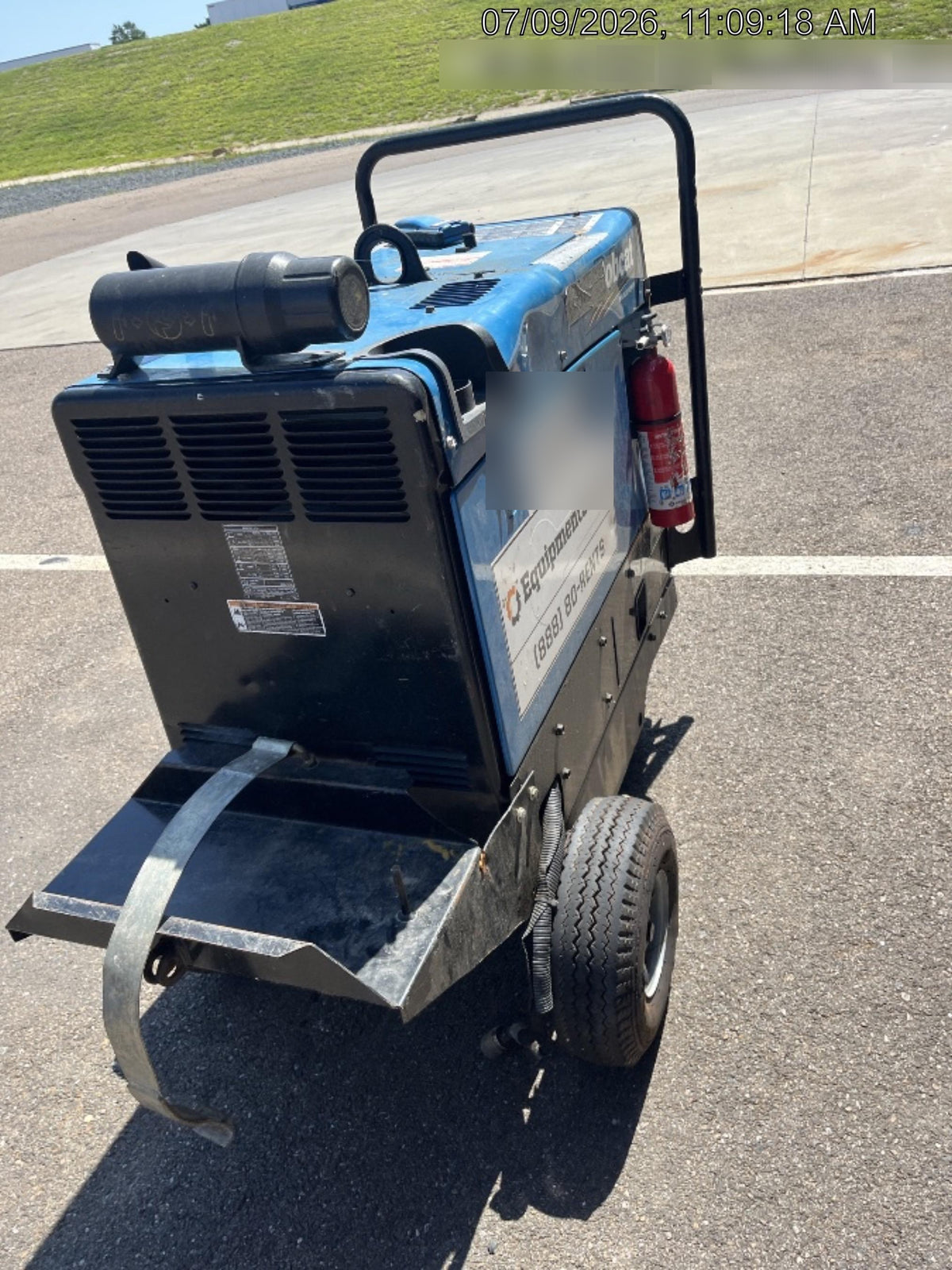2019 Miller Electric BOBCAT 250 LP/Propane, Running Gear, Tank Bracket, Hose