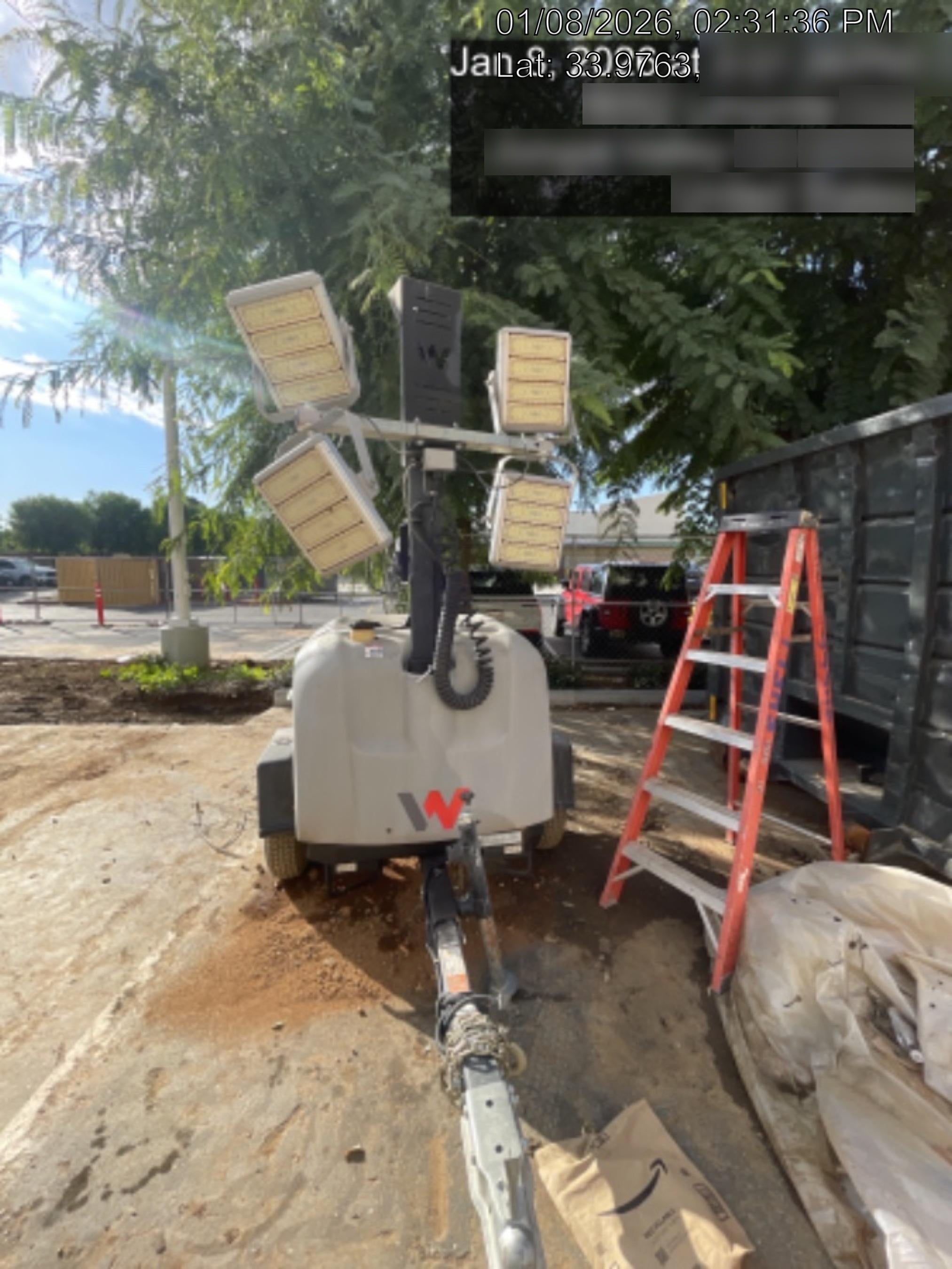 2019 Wacker Neuson LTV6K-LED Standard LED Towable Light Tower w/None