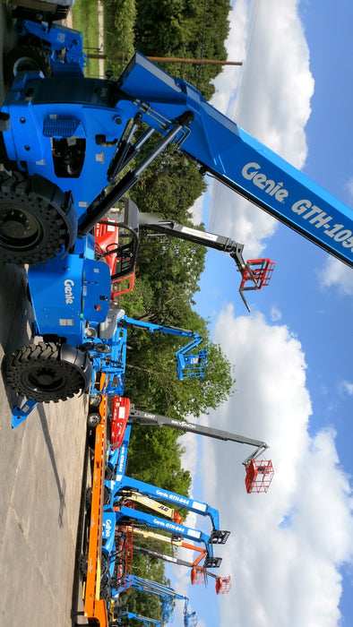 2017 Genie GTH-1056 Genie GTH1056, Solid Tires, 60" carriage, Open ROPS - GTH10E-11935