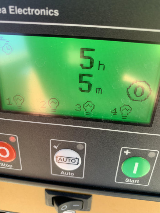 2021 Allmand NLV3GR (4) LED Light Fixture 350W, 23' Vertical Mast, 3kW Prime, Towable, Deep Sea L401, Leveling Jacks, Yanmar T4F 5.8hp