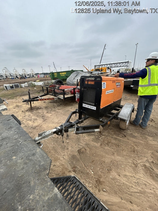 2022 Lincoln Electric LE400 Kubota V1505, Trlr, Cable Rack, Light Kit, ES Decals, T3