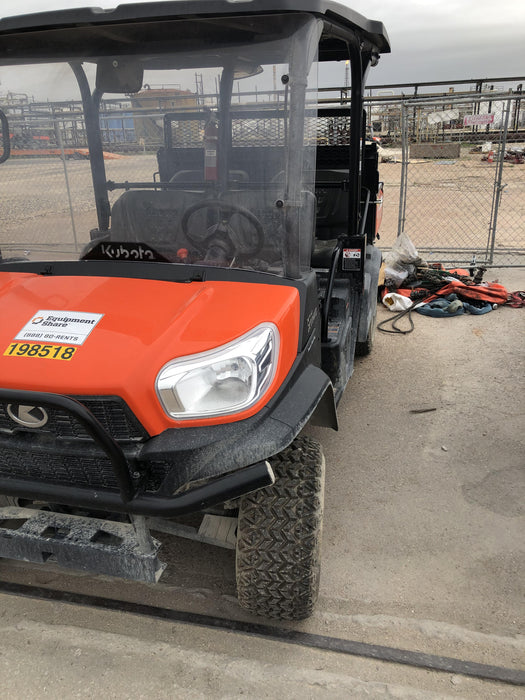 2022 Kubota RTV-X1140W-H Plastic Canopy, Windshield Acrylic Clear, LED Strobe Light, Wire Harness Kit, Back up Alarm