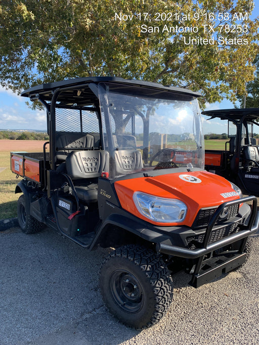 Kubota RTV-X1140W-H Plastic Canopy, Windshield Acrylic Clear, LED Strobe Light, Wire Harness Kit, Back up Alarm
