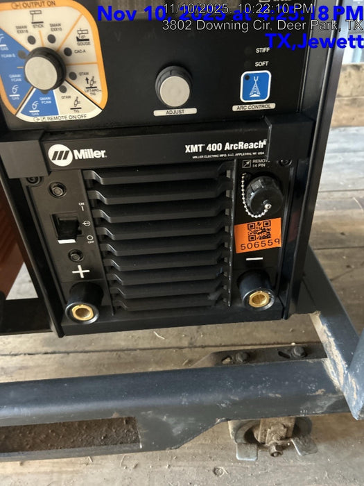 2025 MILLER ELECTRIC XMT 400