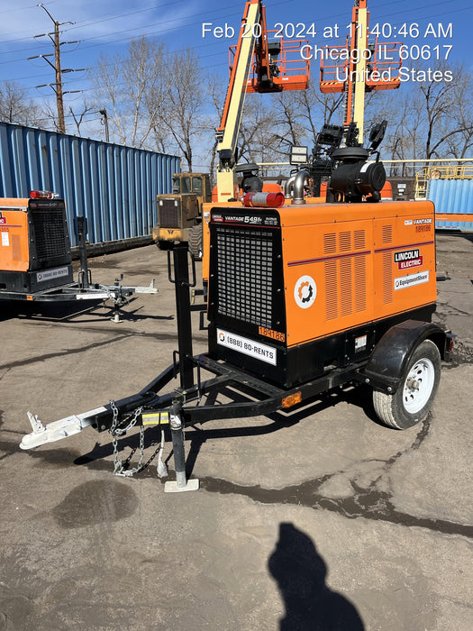 2021 Lincoln Electric Vantage 549X Ready Pak 3, ORANGE (includes trailer, cable rack, fender light kit)