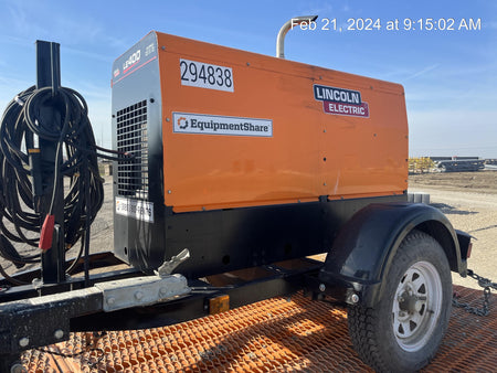 2023 Lincoln Electric LE400 Kubota V1505, Trlr, Cable Rack, Light Kit, ES Decals, T3