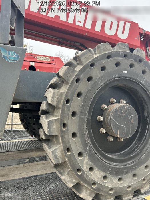 2018 Manitou MTA8044 MTA 8044 - 74 HP T4, Canopy, Worklights/Strobe, Beacon, 66" Carriage, 48" Forks, Solid Tires, Lift Hook, Aux Hydraulics