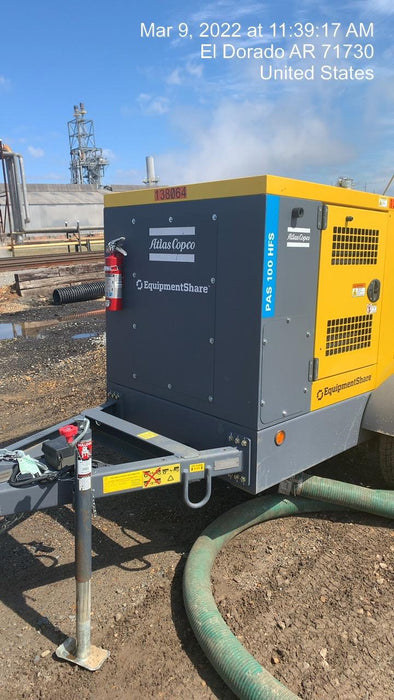 2021 ATLAS COPCO PAS 100 HF CS Enclosed