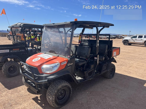 2022 Kubota RTV-X1140W-H Plastic Canopy, Windshield Acrylic Clear, LED Strobe Light, Wire Harness Kit, Back up Alarm