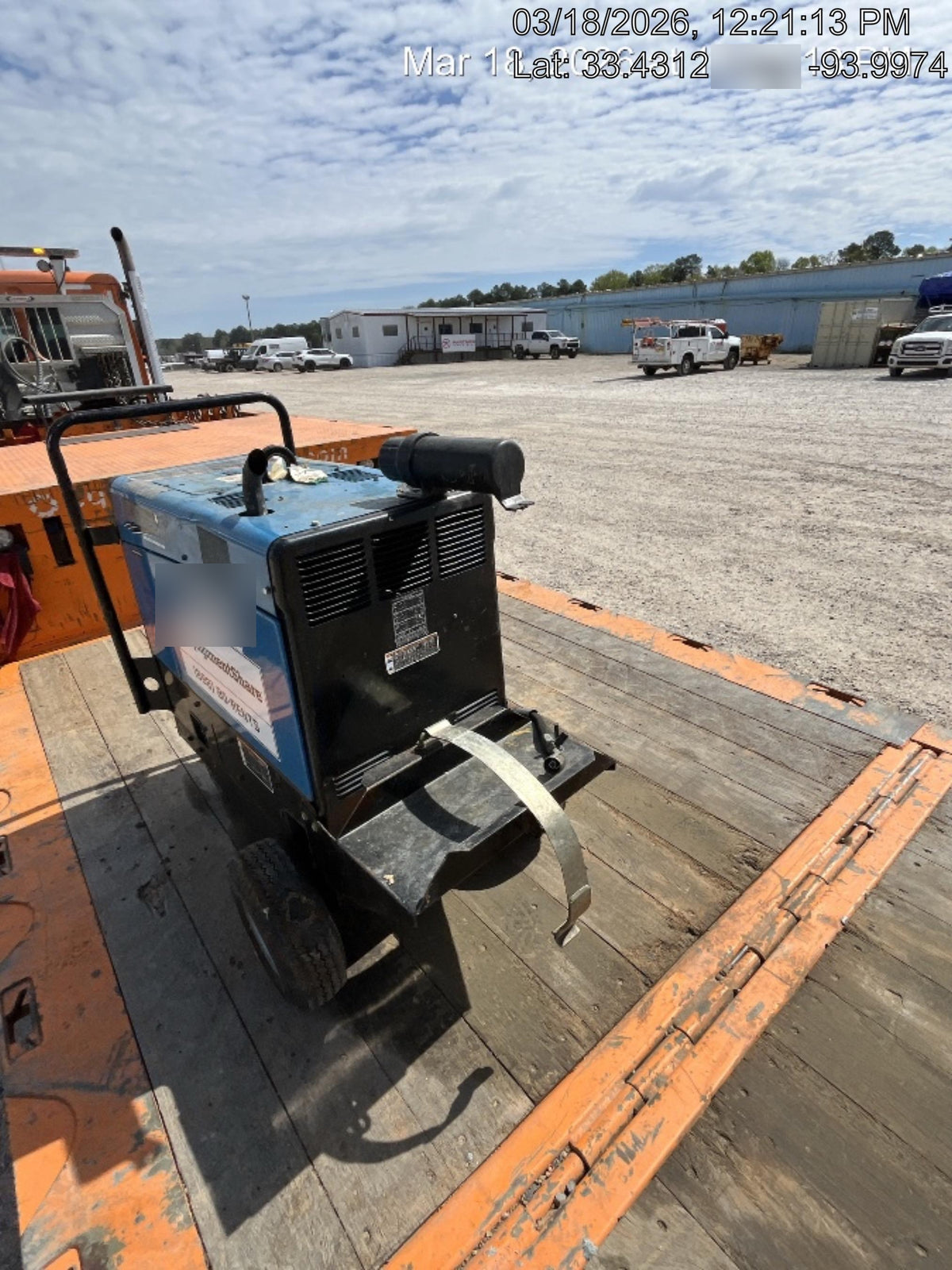 2019 Miller Electric BOBCAT 250 LP/Propane, Running Gear, Tank Bracket, Hose