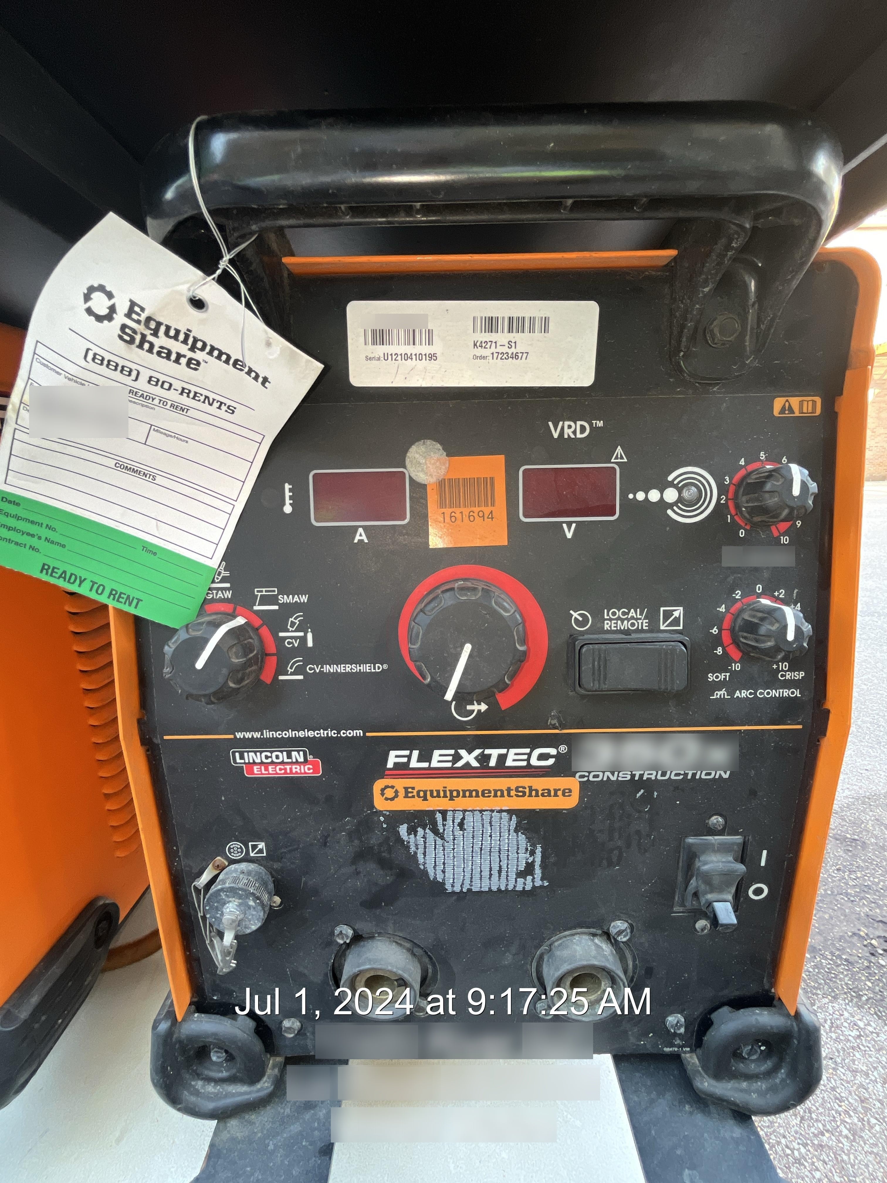 2021 LINCOLN ELECTRIC FLEXTEC 350X