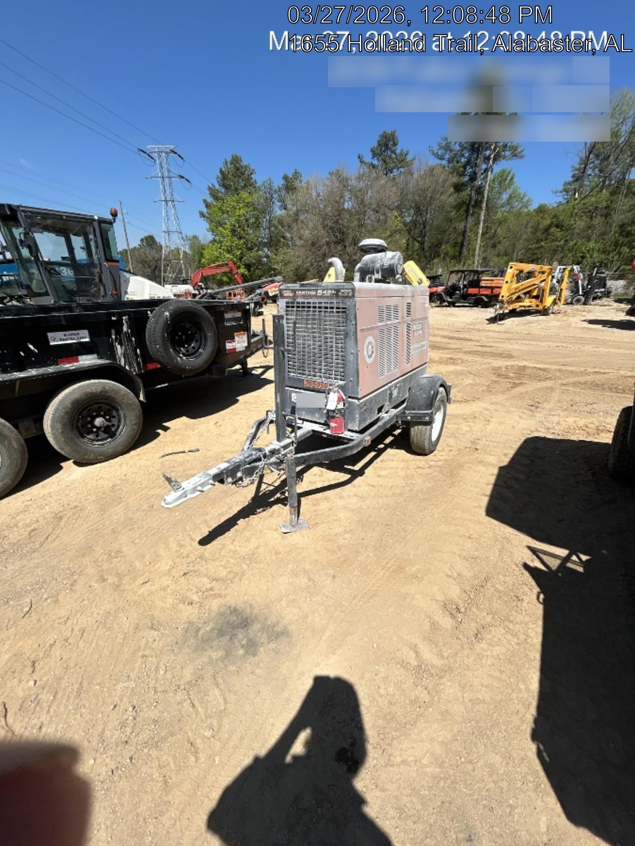 2022 Lincoln Electric Vantage 549X Crosslink Technology, Trailer Mounted, ES Decals, T3