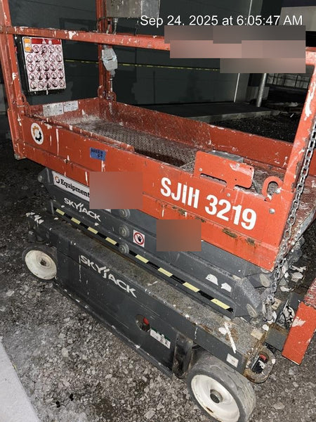 2019 Skyjack SJIII-3219 Standard Options, Trojan Batteries
