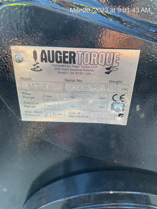 2022 AUGER TORQUE MT36