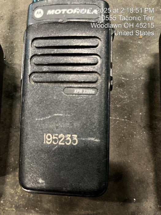 2021 MOTOROLA XPR3300E