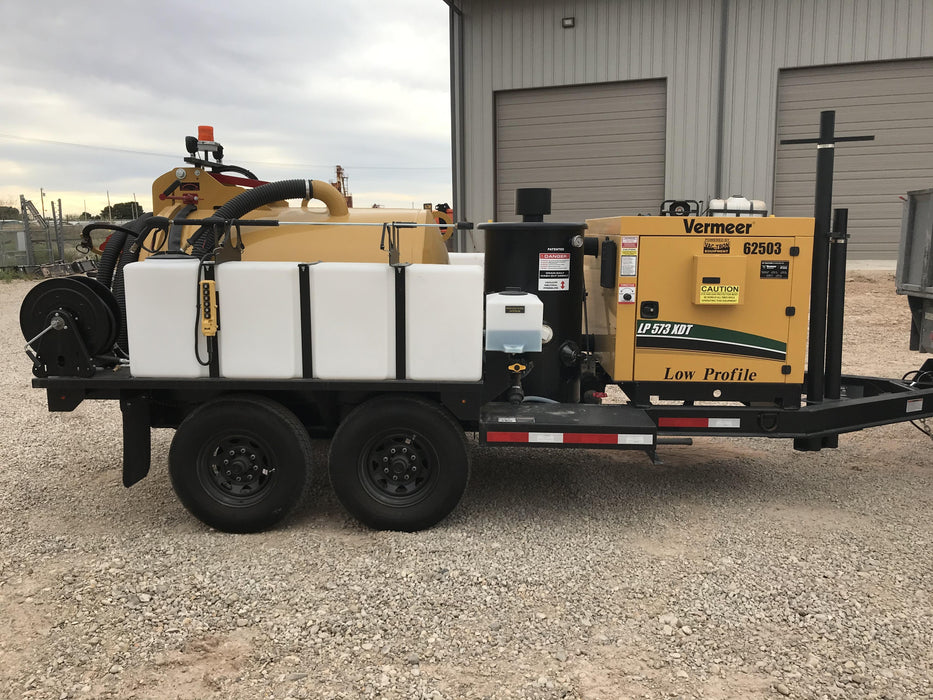 2019 Vac-Tron LP573XDT 24Hp Kohler Diesel, 500 Gal Debris Tank, 500 CFM Vacuum Pump, x2 100 Gal Water Tanks