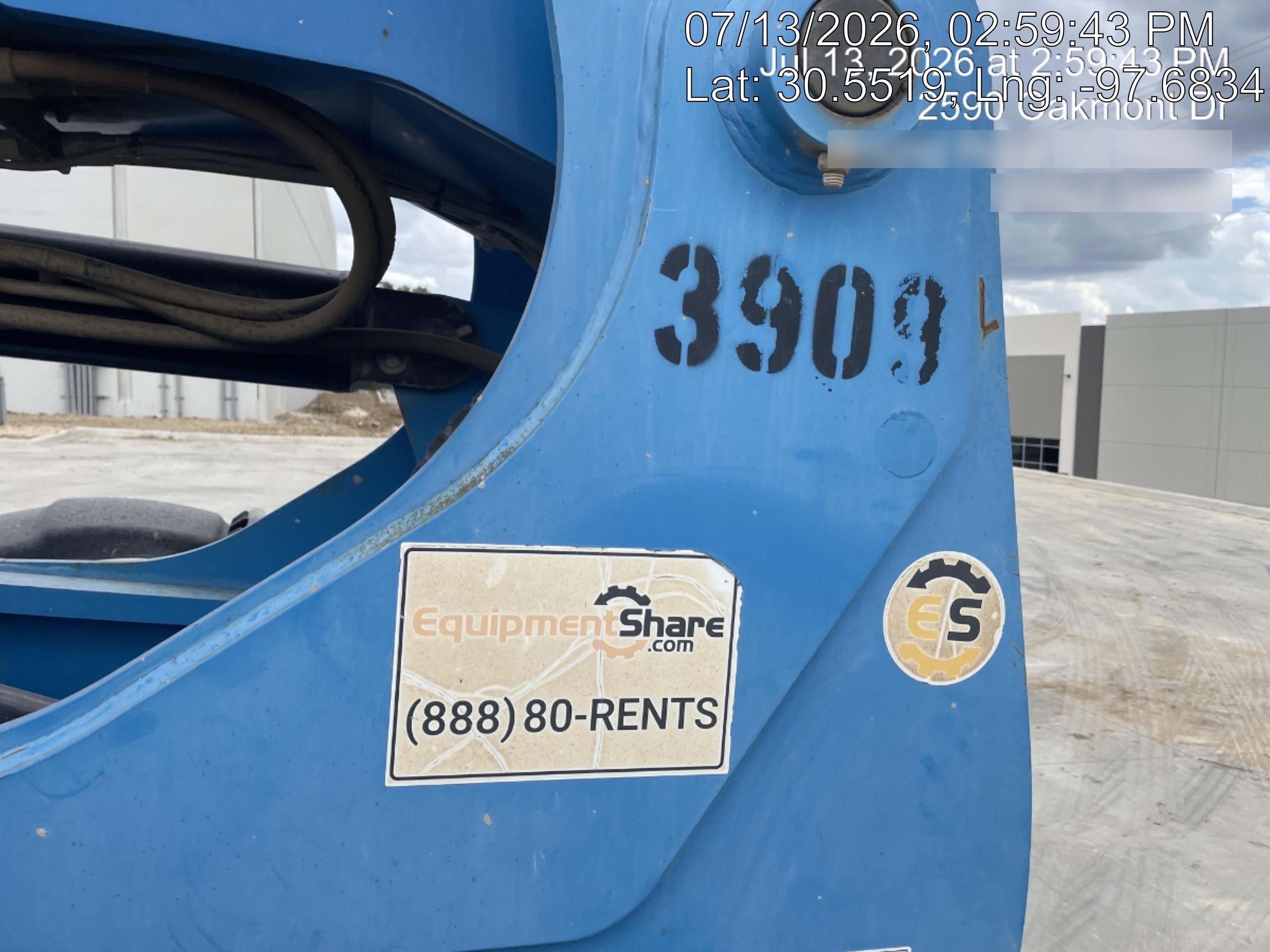 2017 Genie GTH-636 Genie GTH636, Foam Filled Tires, 48" carriage