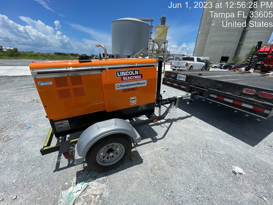 2022 Lincoln Electric LE400 Kubota V1505, Trlr, Cable Rack, Light Kit, ES Decals, T3