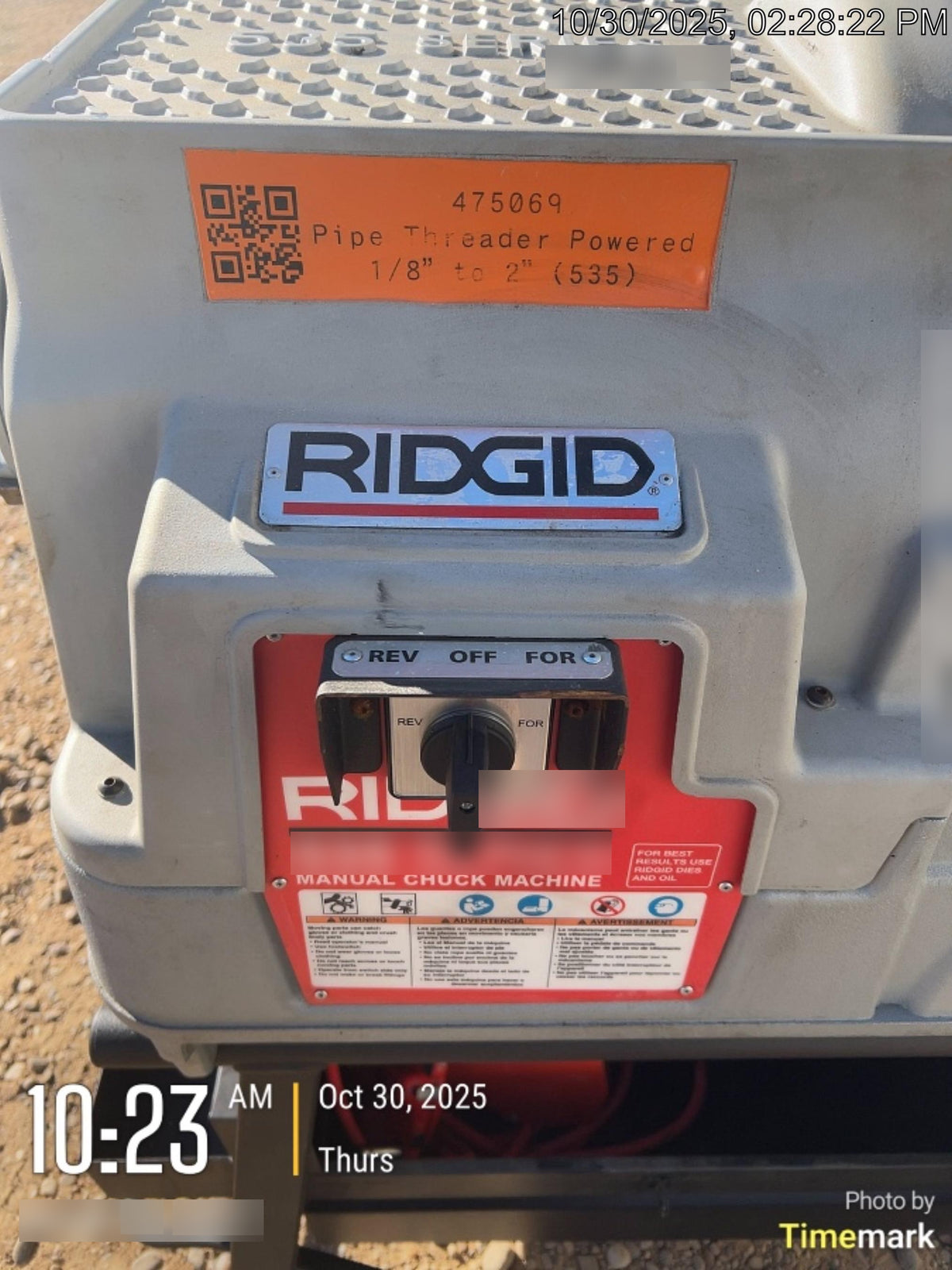 2024 RIDGID 535