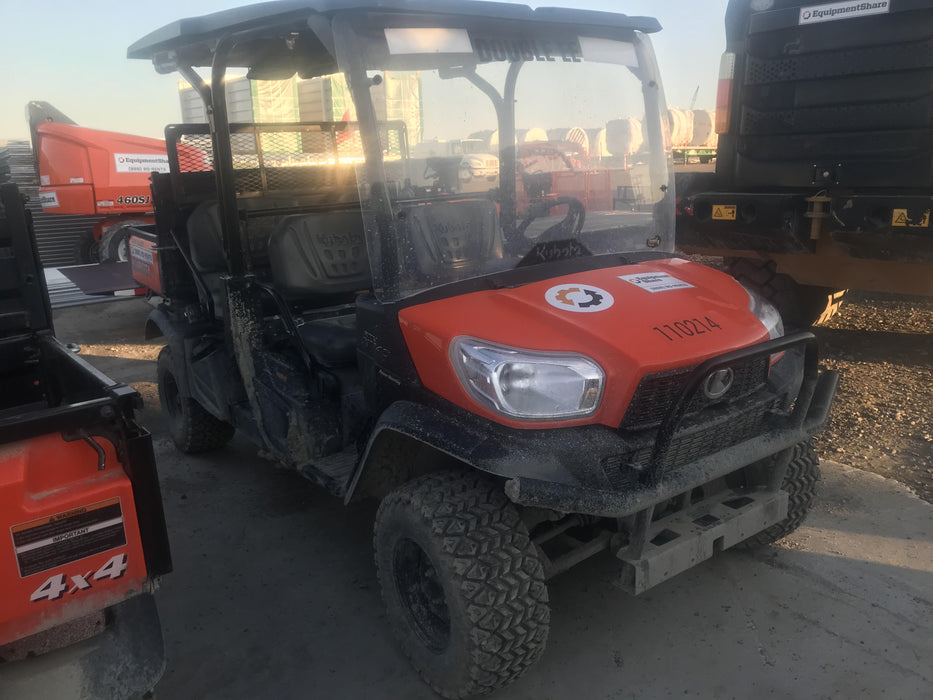 2020 Kubota RTV-X1140W-H Canopy, 4-Seater, Diesel, Windshield Acrylic Clear, Strobe Light, Backup Alarm