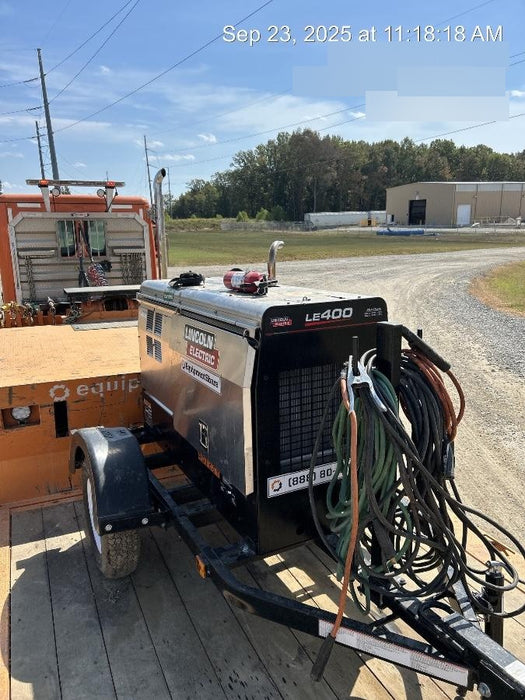 2024 Lincoln Electric LE400 Kubota V1505, Trlr, Cable Rack, Light Kit, ES Decals, T3