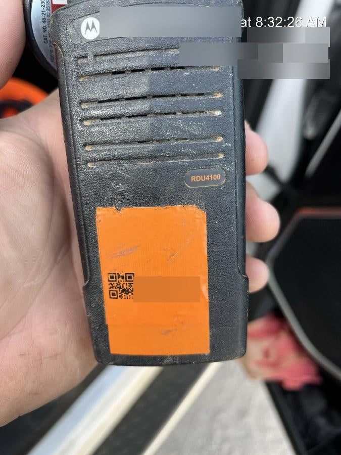 2020 MOTOROLA RDU4100
