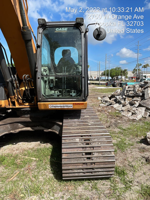 2015 Case CX210C CAB A/C, 9'-8" ARM, STEEL TRACKS, AUX HYD, THUMB