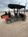 2022 Kubota RTV-X1140W-H Plastic Canopy, Windshield Acrylic Clear, LED Strobe Light, Wire Harness Kit, Back up Alarm