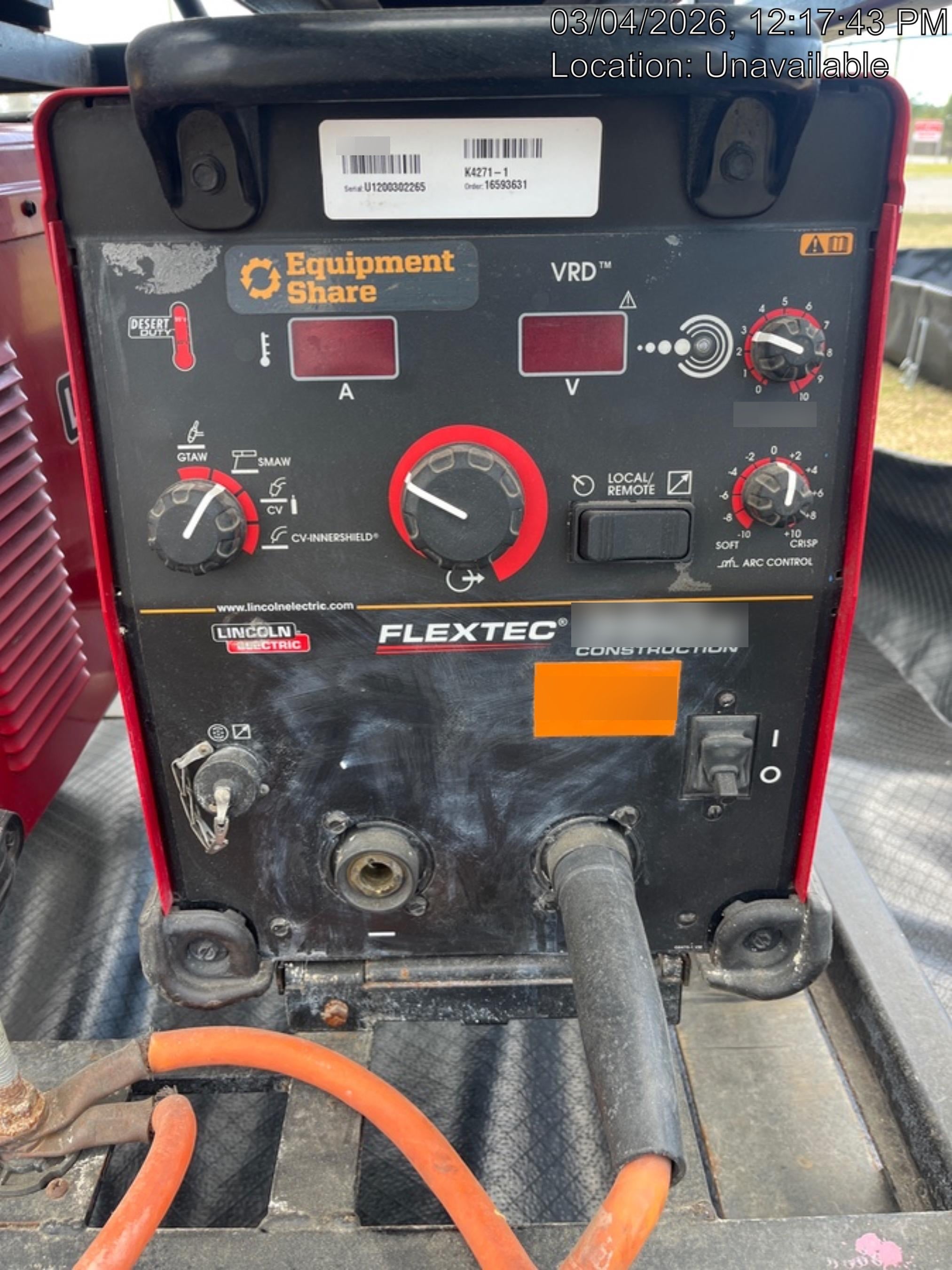 2020 LINCOLN ELECTRIC FLEXTEC 350X