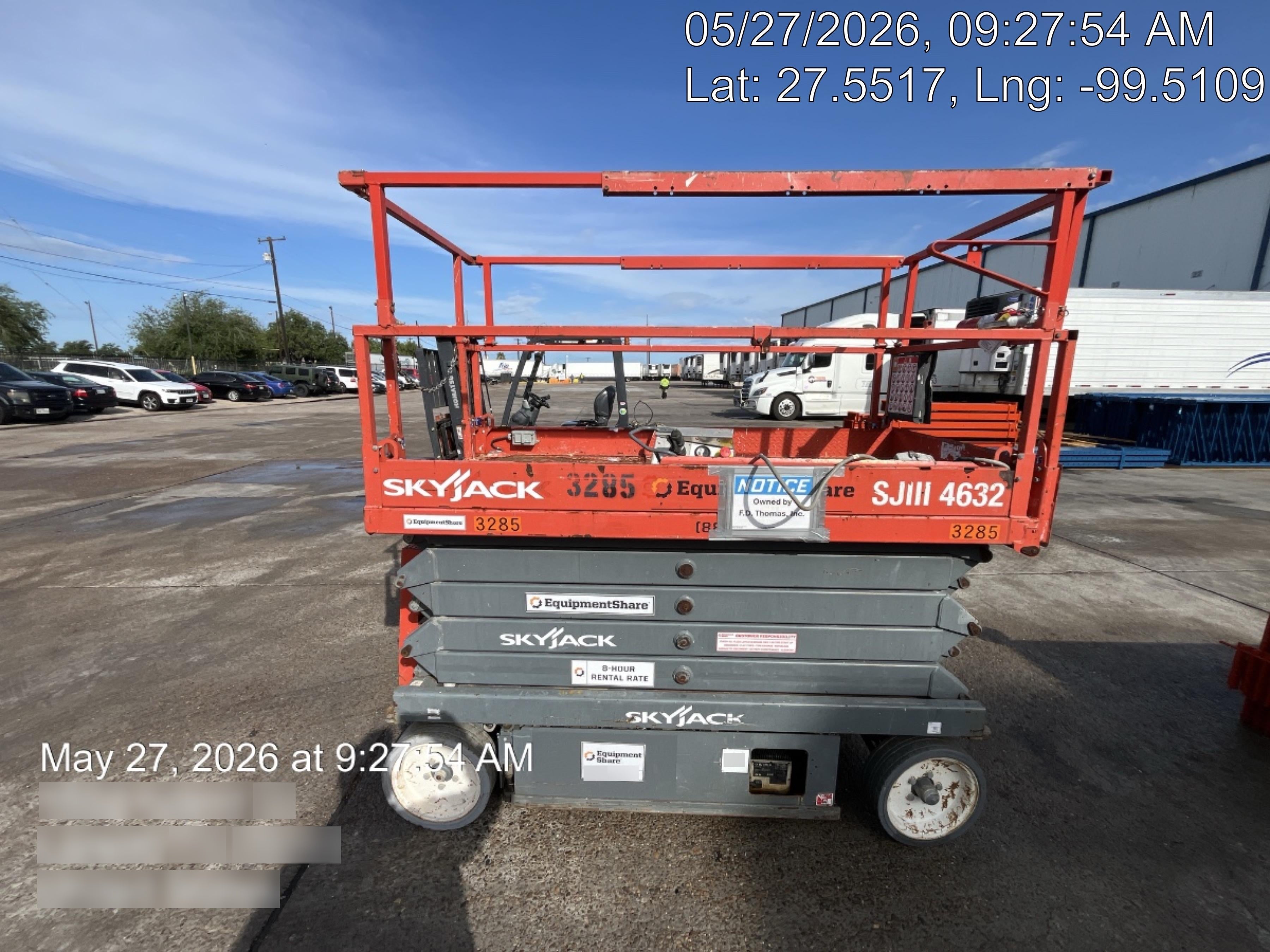 2017 Skyjack SJIII-4632 Standard, Skycoded
