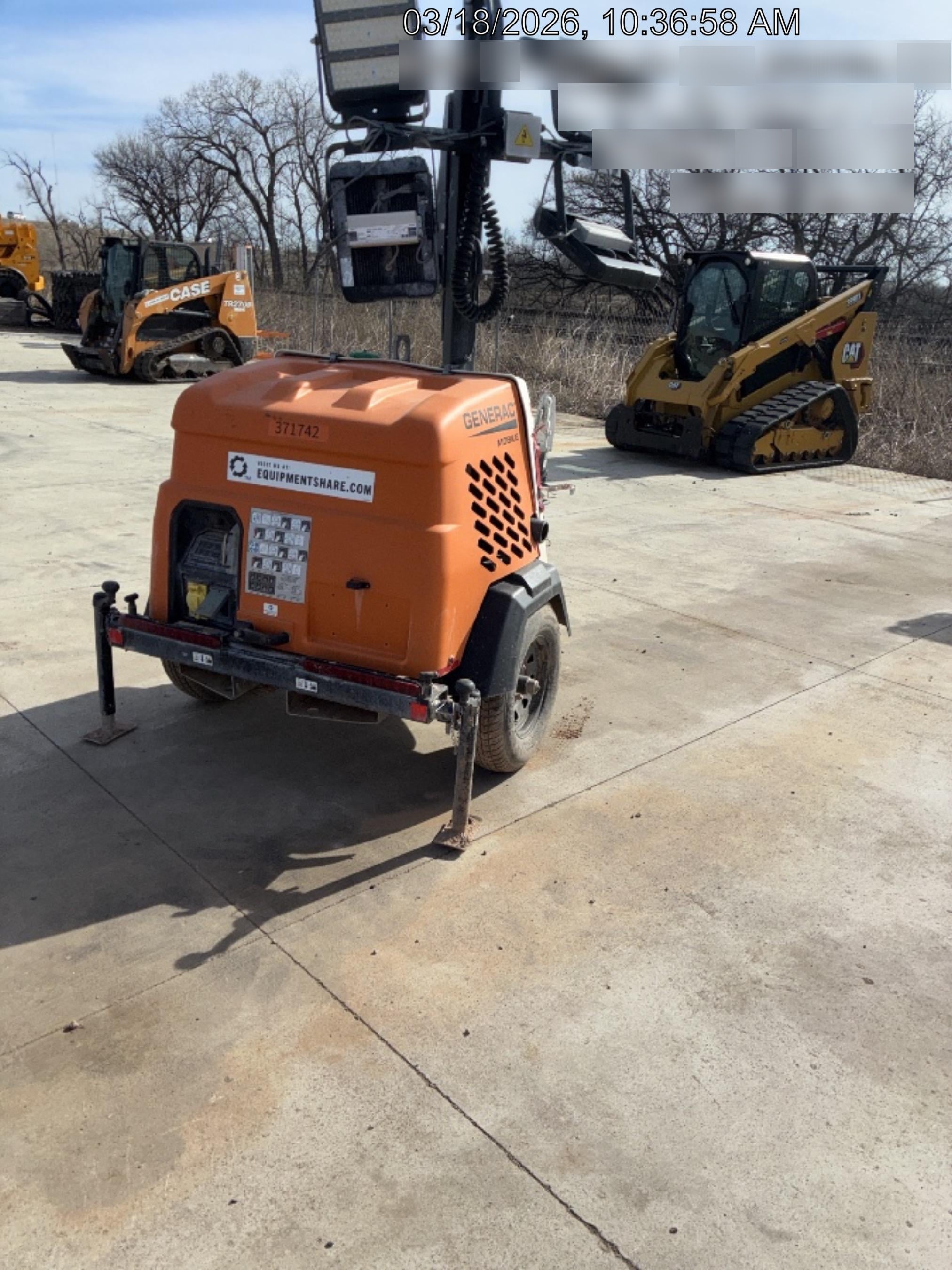 2023 Generac MLT2 Diesel, Flex Switch 120V Input, Powerzone Controller, 
(4) 320W LED Lights, 4kW Generator, 39.9 Gal Fuel Tank, 2" Ball, T3