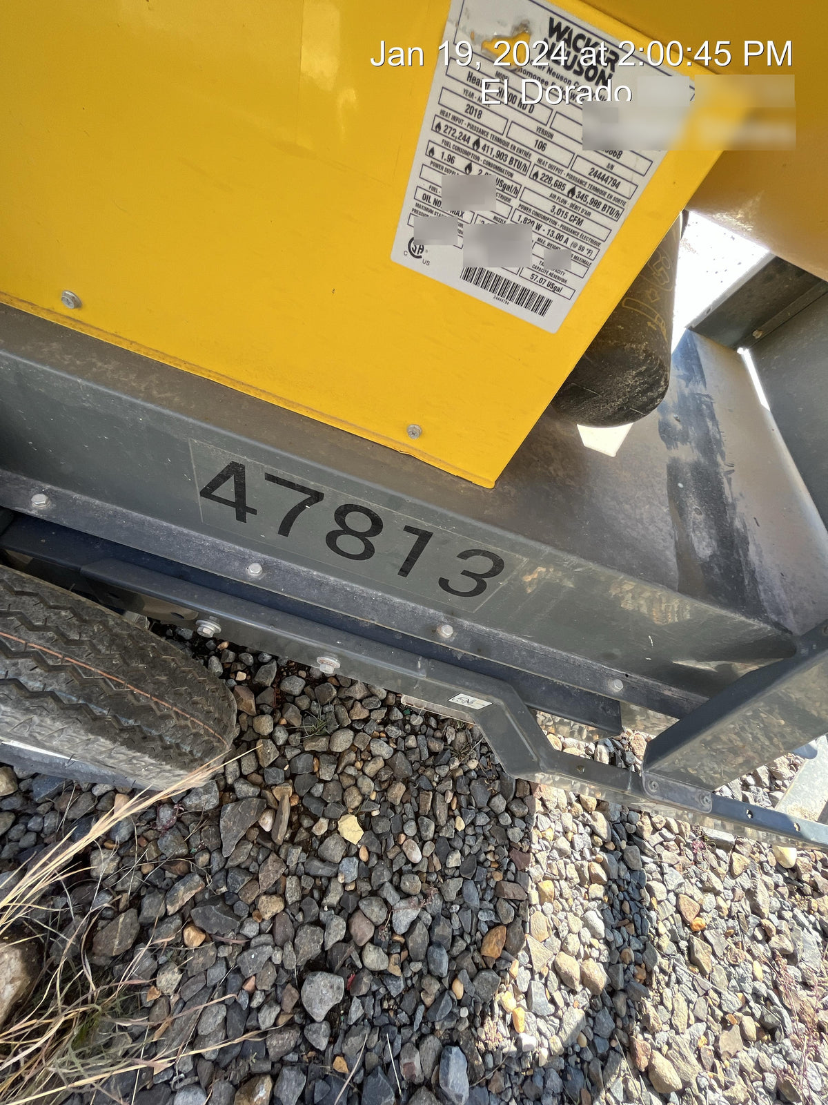 2019 WACKER NEUSON HI400