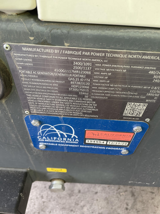 2020 ATLAS COPCO QAS25