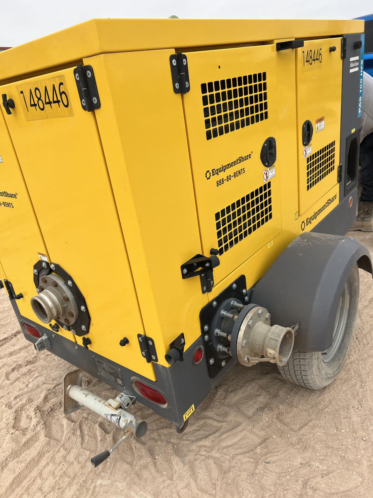 2021 ATLAS COPCO PAS 100 HF CS Enclosed