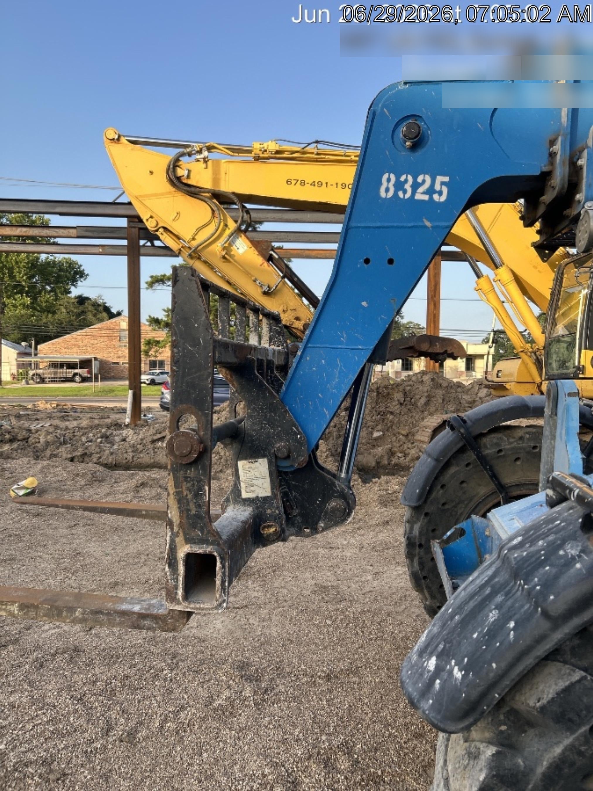 2018 Genie GTH-636 Genie GTH-636 w/Open ROPS, Solid Tires, Work Light/Beacon, 48" Carriage and Forks
