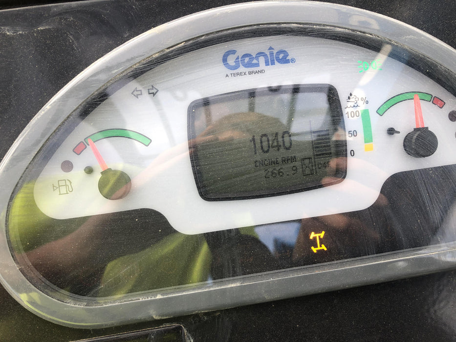 2019 Genie GTH-1056 Canopy, Solid RT Tires, LED Work Lights, Beacon 60" QA Carriage, 60" Forks