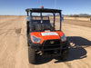 2022 Kubota RTV-X1140W-H Plastic Canopy, Windshield Acrylic Clear, LED Strobe Light, Wire Harness Kit, Back up Alarm