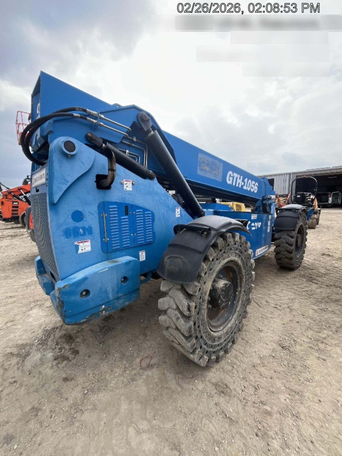 2017 Genie GTH-1056 Genie GTH1056, Solid Tires, 60" carriage, Light Kit, Open ROPS