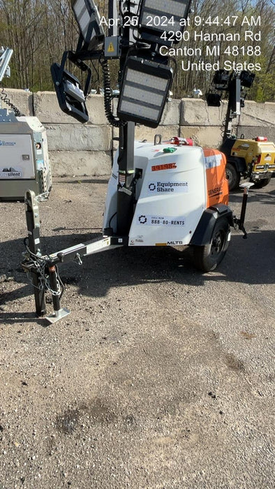 2024 Generac MLT2 Diesel, Flex Switch 120V Input, Powerzone Controller, 
(4) 320W LED Lights, 4kW Generator, 39.9 Gal Fuel Tank, 2" Ball, T3