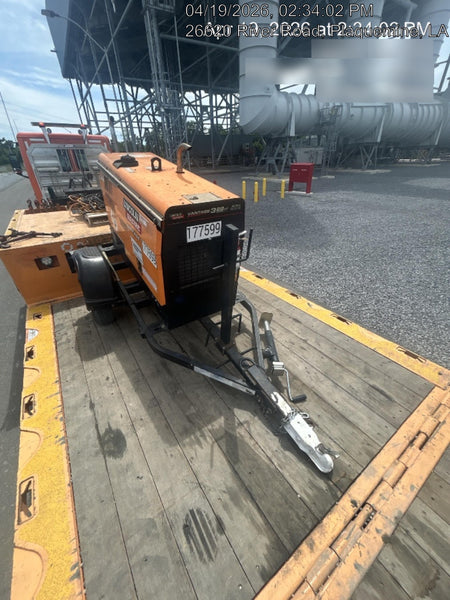 2021 Lincoln Electric Vantage 322 Vantage 322 Ready Pak 3 w/ Decals, ORANGE (includes trailer, cable rack, fender light kit) NO Telematics