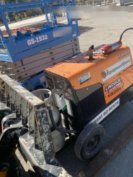 2021 Lincoln Electric Ranger 305 LPG LPG One-Pak (includes undercarriage, tank holder & tank strap) ORANGE