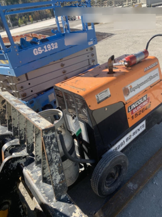 2021 Lincoln Electric Ranger 305 LPG LPG One-Pak (includes undercarriage, tank holder & tank strap) ORANGE