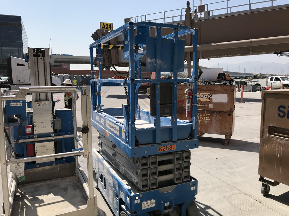 2020 Genie GS-1930 Solid Non Marking Tires, Beacon, Folding rails with half height swing gate