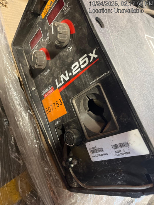 2025 LINCOLN ELECTRIC LN-25X w/Flowmeter