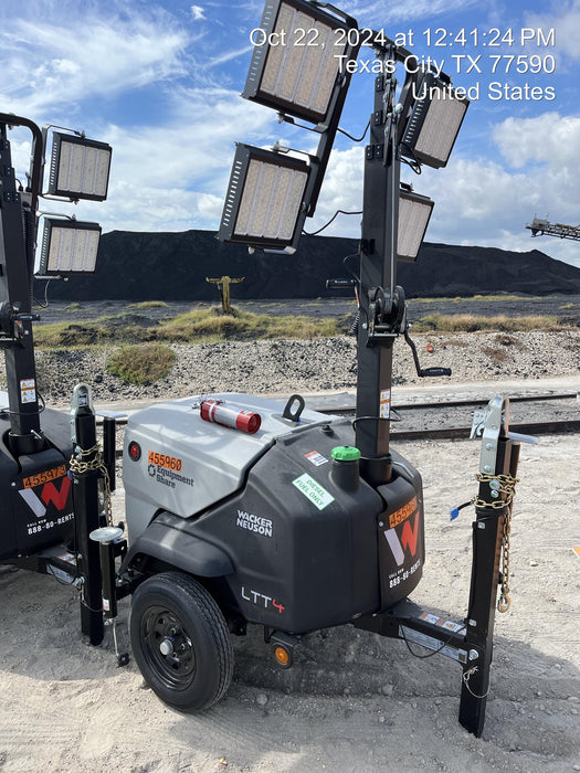 2024 Wacker Neuson LTT4 Diesel, Kohler KDW702, Deep Sea Controller, Auto Start, LED 320W, Bypass Outlet, T3