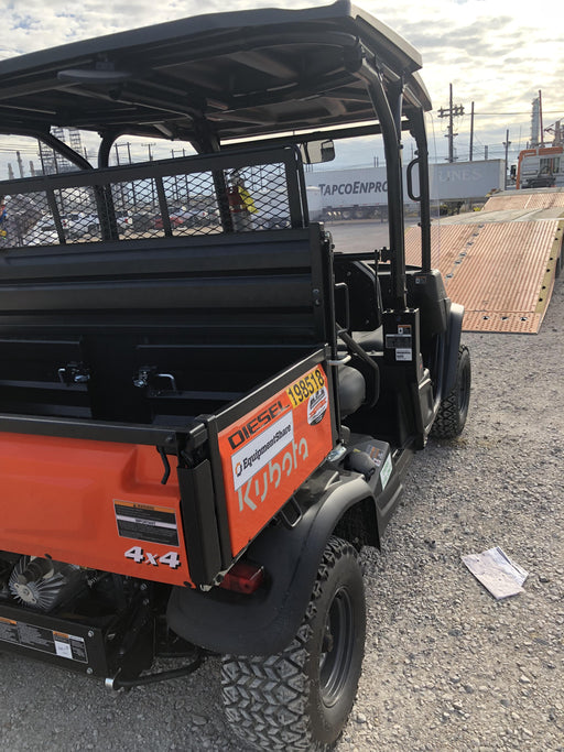 2022 Kubota RTV-X1140W-H Plastic Canopy, Windshield Acrylic Clear, LED Strobe Light, Wire Harness Kit, Back up Alarm