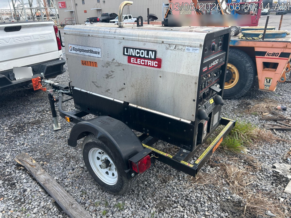 2024 Lincoln Electric LE400 Kubota V1505, Trlr, Cable Rack, Light Kit, ES Decals, T3