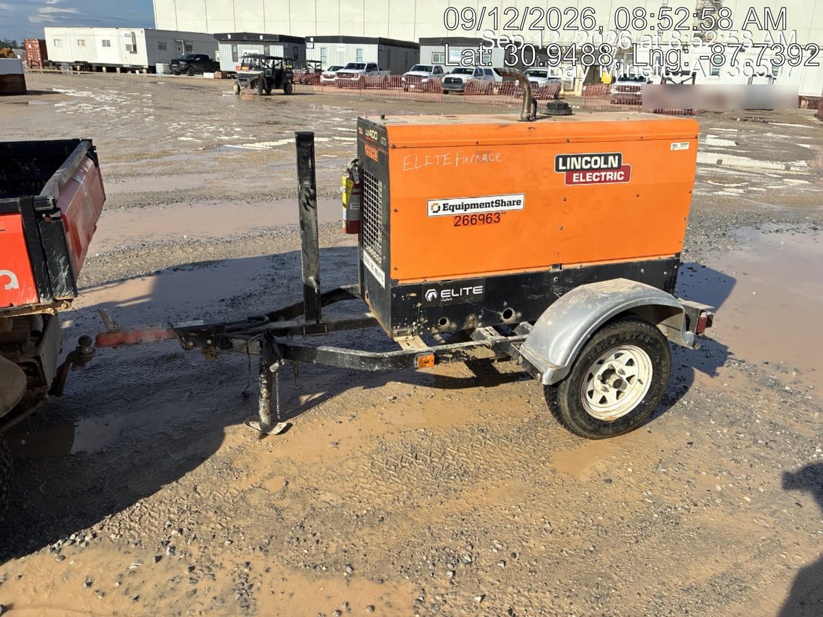 2022 Lincoln Electric LE400 Kubota V1505, Trlr, Cable Rack, Light Kit, ES Decals, T3